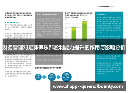 财务管理对足球俱乐部盈利能力提升的作用与影响分析